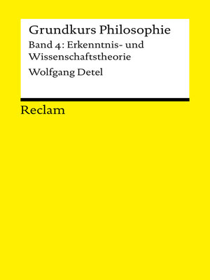 cover image of Grundkurs Philosophie. Band 4